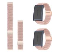Harikiri 2 Pièces Compatible avec Amazfit Helio Bracelet Nylon Extensible à Attache Rapide pour Cheville Poignet, pour Garmin Venu 3/4 45mm/Venu 2 Vivoactive 4, Forerunner 255/265 pour Hommes Femmes