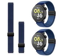 Harikiri 2 Pièces Compatible avec Coros Pace 4/3/Pace Pro, Bracelet en Nylon Tressé Extensible avec Fermoir Magnétique, Bracelet à Attache Rapide, pour Coros Apex 2 Pro/Pro/4 42mm/46mm