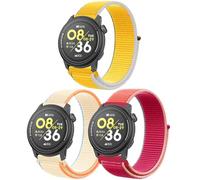 Harikiri 22mm Nylon Bracelet pour COROS PACE 3 / COROS APEX 2 PRO/COROS APEX PRO/COROS APEX 46mm pour Hommes et Femmes