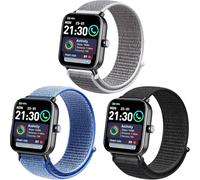 Harikiri Bracelet Compatible avec aeac IDW19,22 mm Bracelets Nylon Enfants pour Popglory P66/ T50S/T50H,TOOBUR/ENOMIR/Yoever/Gydom/Poounur/RUIMEN IDW13/IDW16/IDW18/IDW19/BW0/LW51/LW11/LW83