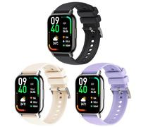 Harikiri Bracelet Compatible avec Popglory P66,22mm SILICONE Bracelet pour Nerunsa P66D,TOOBUR/ENOMIR/Yoever/Gydom/Poounur/RUIMEN IDW13/IDW16/IDW18/IDW19/BW0/LW51/LW11/LW83