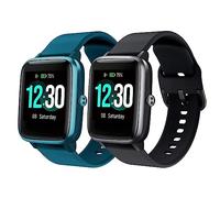 Harikiri Bracelet Montre Connectée pour ID205L,19mm Silicone Bracelet pour Veryfitpro, fitness,GRV,Willful,Popglory,Blackview,ID205S ID205G ID215G ID216 SW020 SW023 WF021 WF025 Smartwatch