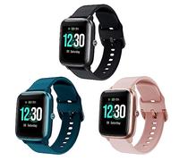 Harikiri Bracelet Montre Connectée pour ID205L,19mm Silicone Bracelet pour Veryfitpro, fitness,GRV,Willful,Popglory,Blackview,ID205S ID205G ID215G ID216 SW020 SW023 WF021 WF025 Smartwatch