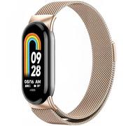 Harikiri Magnétiques Bracelet Compatible avec Xiaomi Mi Band 9/8,Bracelet Rechange Magnétique Métal Acier Inoxydable pour Xiaomi Mi Band 9/8, Femmes et Hommes
