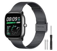 Harikiri Métal Bracelet Compatible avec GTS 4 Mini/GTS 4/GTS 3/GTS 2e/GTS 2 Mini/GTS 2/GTS,20 mm Bracelet Réglable Acier Inoxydable pour Huawei GT3/GT2 42 mm,Samsung Galaxy Watch 5/4