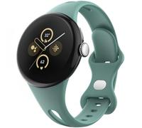 Harikiri Silicone Bracelet Compatible avec Google Pixel Watch 3 41mm/2/1,Bracelet Sport Silicone Souple Remplacement étroit pour Google Pixel Watch 3 41mm/2/1, Femmes et Hommes