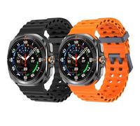 Harikiri Sport Bracelet Compatible avec Samsung Galaxy Watch Ultra 47 mm, Bracelet Silicone Souple pour Femme et Homme
