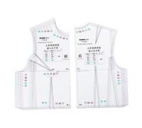 Harilla 1:1 Mode Femmes règle Prototype Pleine échelle vêtements Conception règles Outil de Fabrication 5 Tailles dans 1 - Ensemble de vêtements pour Femmes