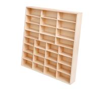 Harilla 1/64 voiture d'affichage des figures d'affichage des figures d'affichage vitrine vitrine miniature pour figurines figures mini-poupées, 28 Grilles