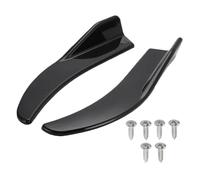 Harilla 1 Paire de Spoilers d'angle Avant et arrière pour Voiture, diffuseur, séparateur et Protection Anti-Rayures faciles à Installer, Noir