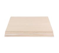 Harilla 10 pièces de Fines tranches de Bois, Feuilles de Bois, Artisanat, Plaque en Bois pour Bateau, Avion, Bateau, Gravure, 300mmx50mmx1mm