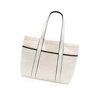 Harilla 20 L Capacity Sag Gym Duffle Travel Imperproofproofing Trendy Versatile Nylon Handsbag Women Hommes pour Faire du Shopping Quotidien, Blanc