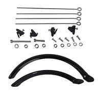Harilla 20 Pouces 14 Pouces Vélo Pliant -Boue Ensemble Arrière Pneu Complet -Boue avec Vis de Montage Accessoires, 20 Pouces