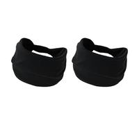 Harilla 2x Bandanas en bande extérieur Bandanas Lightweight Washable Athletic Hair Bands Sweat Band pour grimper à l'équipement Cross Training Softball, Noir