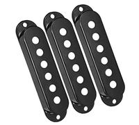 Harilla 3 Pièces Couvre Micro Humbucker Guitare Capuchon Micro SSS Simple Support Cadre ST SQ Accessoires en Plastique Robuste Adapté, Rose 50mm