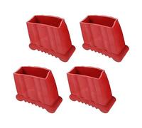 Harilla 4 Pièces Couvre Pieds d'Échelle Éléments Antidérapants Embouts Caoutchouc Souple Protection pour Extension Accessoires Adaptés au, 7.2x2.8cm