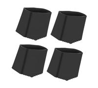 Harilla 4 pour Pieds d'échelle, Embouts Pieds, Accessoires pour échelle Extensible, stabilité améliorée, Patins en Caoutchouc Noir