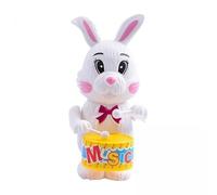 Harilla 4x Lapin Tambour Jouet Mécanique Alimenté Portable Interactif Jouets Éducatifs Dessin Animé Cadeau de Noël Pâques Party Favor