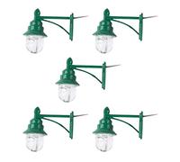 Harilla 5x 1/87 Échelle Modèle Chemin de Fer Lampes Ornement Éclairage Paysage DIY Miniature Rues Lampes Lampe Suspendue pour Scène de Vie Bâtiment Table de