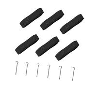 Harilla 6 pièces Lignes Limite de Terrain Borderline Professionnel de 800 cm Lignes de marqueur de Cour de Long Lignes de Badminton pour, Noir