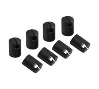 Harilla 8X Couvercle de Poteau d'enceinte de Trampoline, Couvercle de Protection de Capuchon de Tige de Coque de Trampoline, Support supérieur de Poteau de