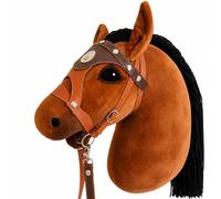 Harilla à Bâton Tête en Peluche sans Électronique 'équitation Simulée Intérieur Extérieur pr Déguisements