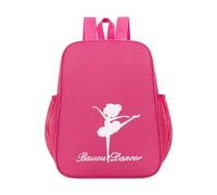 Harilla à Dos de Danse de Ballet Polyvalent pour Filles et Enfants, Rose Foncé