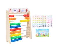 Harilla Abacus en bois pour les enfants mathématiques d'apprentissage préscolaire Toy Développement de la motricité fine Match Math Math Manipulants pour