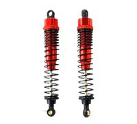 Harilla Accessoire de remplacement de ressort en métal d'amortisseur en métal, amortisseur RC assemblé pour modèle de véhicules 108004 1/10, pièces de mise à, Rouge