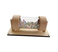 Harilla Accessoires de planche occupée Montessori, jouet faiseur de pluie, secoueur de pluie perlé, Tube de hochet à effet sonore de pluie pour enfants d'âge