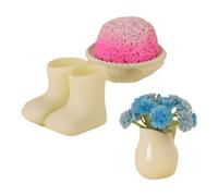 Harilla Accessoires pour maison de poupée à l'échelle 1/12, aménagement de scène, ornement, plante en pot, artisanat créatif, jardin de fées, modèle, mini, Style B