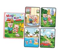 Harilla Adorable livre de peinture à l'eau, tableau de pour l'éducation préscolaire Jouets Tablette à dessin pour cadeaux, formation, Famille cochon