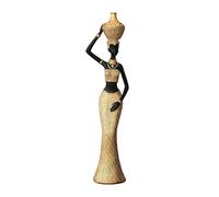 Harilla africaine, sculpture artisanale en résine, faite à la main, polyvalente, couleur dorée, pour décoration de meuble TV, ornement, Style B