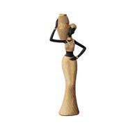 Harilla africaine, sculpture artisanale en résine, faite à la main, polyvalente, couleur dorée, pour décoration de meuble TV, ornement, Style C