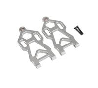 Harilla Armoines inférieurs avant Suspensions en alliage en aluminium Armes faciles à remplacer les pièces de voiture robustes 1/16 RC pour Suchiyu 16101, Argent