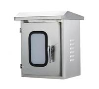Harilla Armoire de Contrôle Extérieure Coffret Électrique Boîtier de Commande Enceinte Industrielle Boîte de Distribution Acier Inoxydable 201 avec Couvercle, 400 300 250