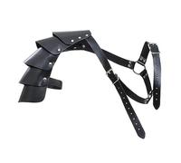 Harilla Armure D'épaule Gothique Steampunk, Armure D'épaule Simple, Couverture D'épaule de Chevalier Pirate, Ceinture Décorative pour Spectacles Unisexes