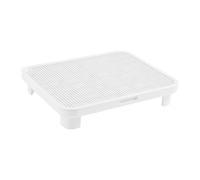 Harilla Bac à litière pour Chatons, marchepied pour bac à litière, piège à pour Chats, piège à, Blanc