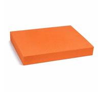 Harilla Balance Training Pad Coussin d'Équilibre Tapis d'Instabilité Pad de Stabilité Coussin de Rééducation Mousse TPE Confortable et pour Renforcer le Tronc, Orange Vif, 40cm