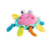 Harilla Balle Bondissante pour Bébés Crustacé Musical Interactif Peluche Douce Apprentissage Langage Fonction Recharge USB Adapté pour Jeu Sensoriel Renforcement Cou Exploration Orale, Poulpe
