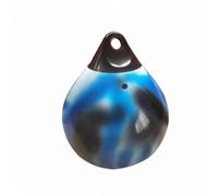 Harilla Ballon de Sport Gonflable Poire d'Impact Suspendue en PVC Surface Brillante Utilisation avec Eau pour Améliorer la Précision Entraînement Physique Intérieur, Multicolore, A2（D38CM L49CM