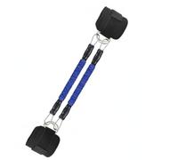 Harilla Bande de Résistance Extenseur de Poitrine Corde Élastique Sangle de Cheville Confort EVA et Accroche Fiable en Métal Adaptée à Entraînement Ciblé, Bleu, 30 Livres