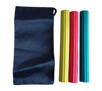 Harilla Barre de Flexible pour golfeurs, entraînement Musculaire, Barre de résistance antidérapante, Bande de résistance pour Femmes et Hommes, Pack de 3 Petites Forces