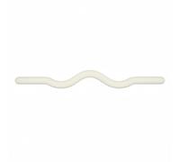 Harilla Barre d'Entraînement Fitness Barre de Musculation Bâton de Poids Tige de Renforcement Forme Ondulée pour Amplitude et Contrôle Revêtement Mousse, Beige, 15 Livres