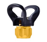 Harilla Base de rechange pour pulvérisateur de peinture sans air, accessoires universels, siège de buse étanche, serrage manuel, installation facile, or