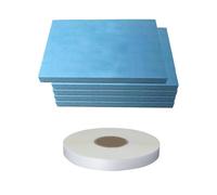 Harilla Base Maquette Paysagère Support Mousse Accessoire Diorama Bande Étanchéité Thermocollante Convient à La Construction de Scènes Miniatures Bricolage Éc