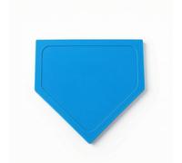 Harilla Baseball Home Plate Plaque Maison Pentagonale Base de Frappe Cible pour Batting Marqueur de Terrain en Caoutchouc Dur avec Relief Moulé et Bonne, Bleu