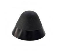 Harilla Bateau Gonflable Capot Étrave Conique Protection Bow Embout Avant Coque Plastique Recouvrement Avant sur Mesure Arrondi Supérieur Adapté aux Bateaux à, 90 Degrés Noir
