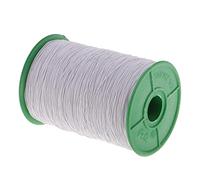 Harilla Bijoux de Fil de Cordon élastique de 500 Mètres Faisant La Chaîne de Perles 0.5mm, Blanc