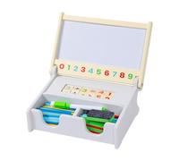 Harilla Boîte de comptage en bois, jouet éducatif, tableaux numériques, cadeaux, addition et soustraction, outils mathématiques pour les enfants de 3, 4 et 5
